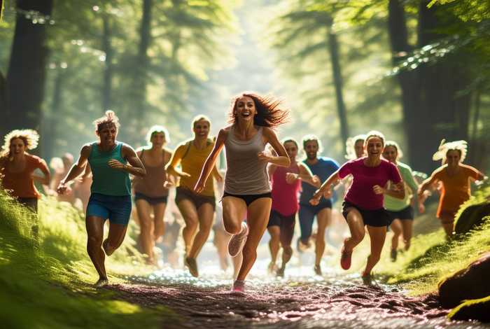 奔跑的生活图片（奔跑的生活图片唯美）