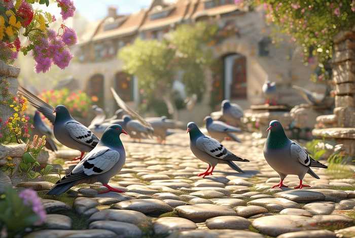 鸽子的生活 鸽子生活的环境 鸽子的生活 鸽子生活的环境