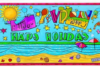 多彩假期生活手抄报4开简单又好看，多彩假期生活手抄报4开简单又好看图片