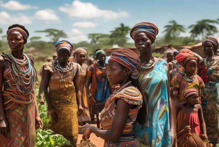 非洲女人生活现状；非洲女人生活现状图片