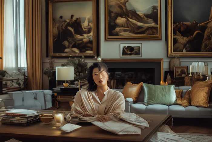 刘嘉玲生活中皮草图，刘嘉玲生活品味