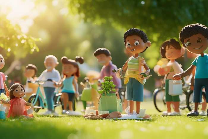 低碳生活 人人有责 低碳生活人人有责 动画片