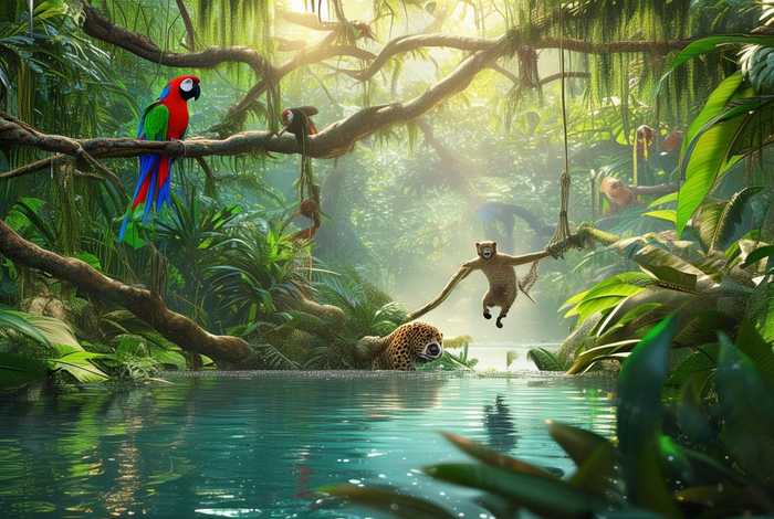 动物生活的环境图片 动物生活的环境图片怎么画