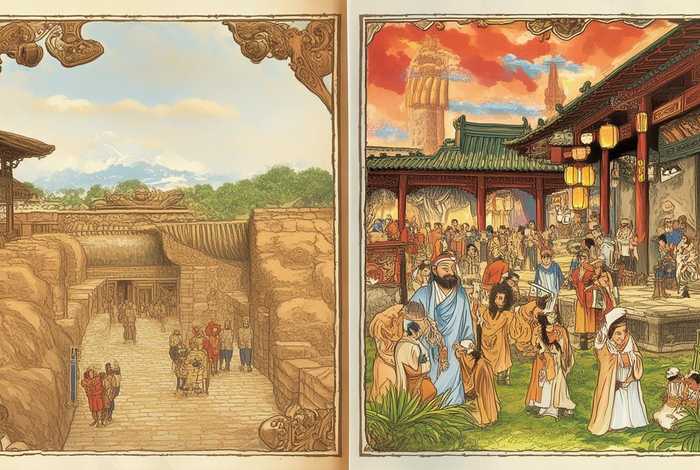 假如我生活在古代秦朝手抄报a4纸；假如生活在汉朝手抄报