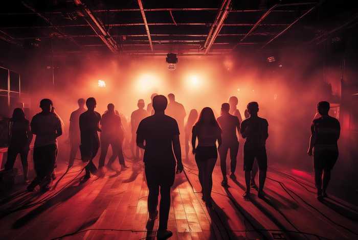 ktv夜生活灯光关了发朋友圈；ktv关灯跳舞