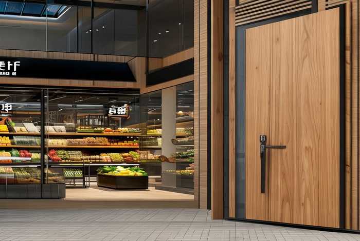 浩福生活超市门店照片、浩福祥生态木门怎么样