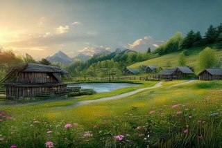 慢生活农庄 原创 走进最美山乡特有的慢生活庄园