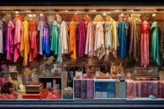 布艺生活馆橱窗 - 布艺生活馆橱窗设计