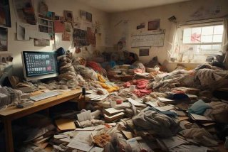 凌乱的生活图片（凌乱的生活图片高清）