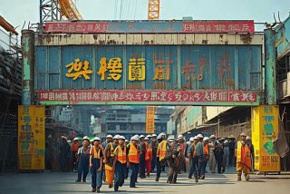 建筑工地生活区大门标语大全（建筑工程生活区大门标语）