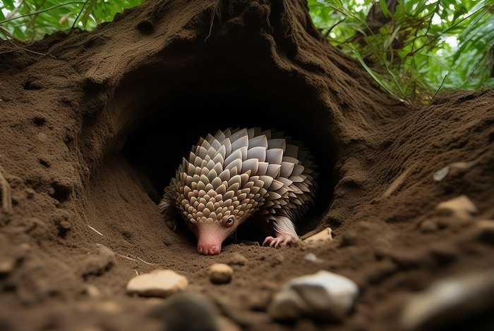 穿山甲生活在地下吗（穿山甲生活在土里吗）