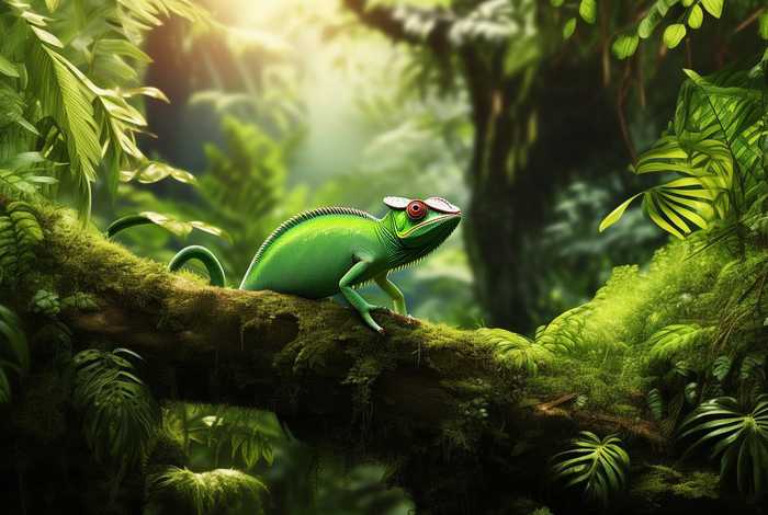 变色龙生活在哪里的热带雨林（变色龙生活在哪里的热带雨林里）