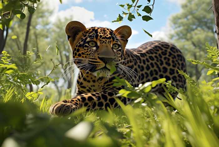 豹纹生活趣事 豹子的趣事 豹纹生活趣事 豹子的趣事