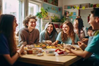 和谐宿舍生活英语作文80词；和谐宿舍生活英语作文80词带翻译