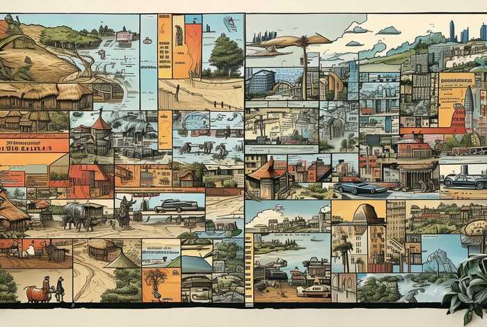 过去和现在的生活变化手抄报；过去和现在的生活变化手抄报内容