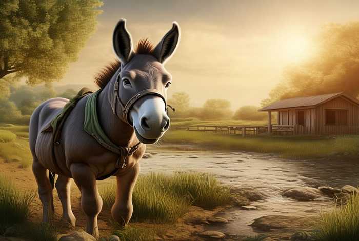 老驴的幸福晚年生活、老驴退休的幸福生活