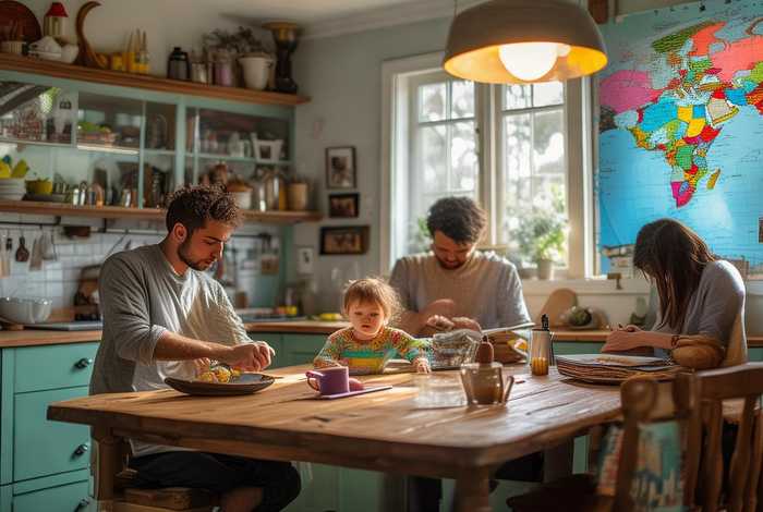 家庭生活的变化图片 家庭生活的变化图片大全