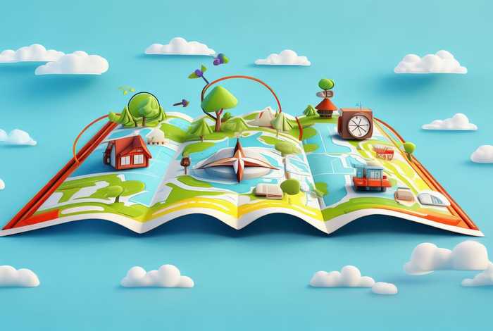 犇生活导航；生活导航标志图