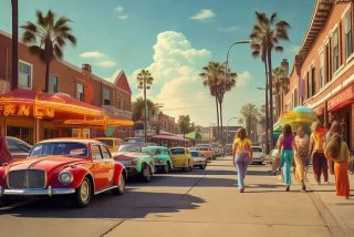 70年代生活景象；70年代生活景象图片