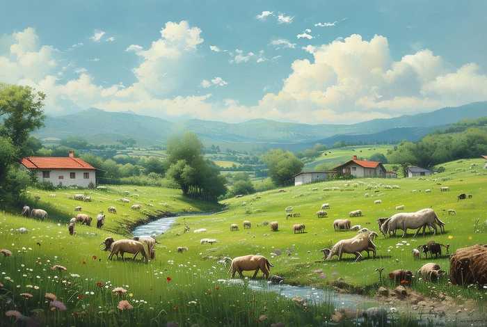 边城田园牧歌式的生活，边城田园牧歌式的含义