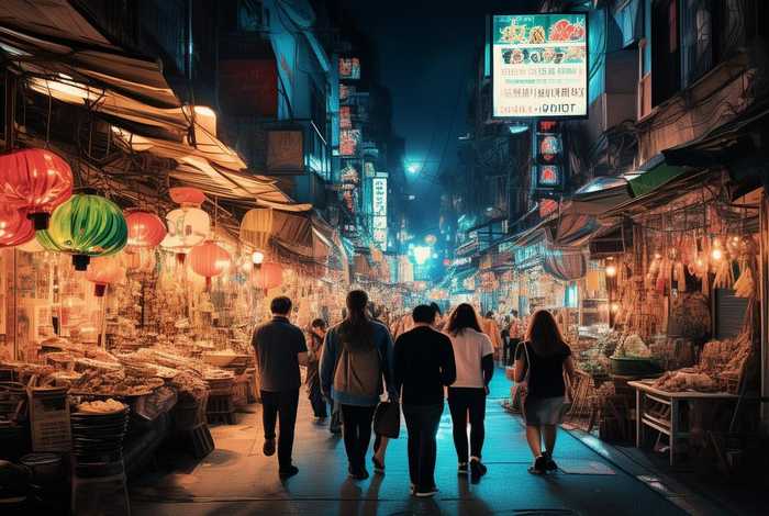 附近的夜生活在哪里、附近的夜市在哪里