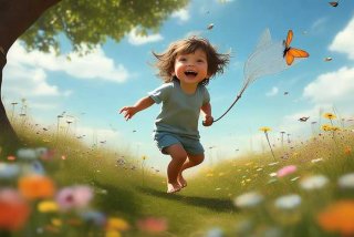 关于童年的诗、自己写一首关于童年的