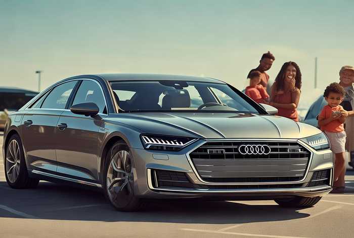 奥迪车坐着生活照，奥迪车生活照片