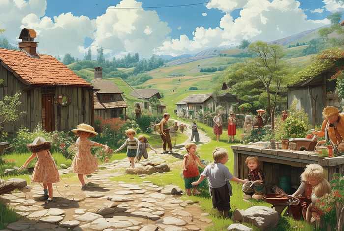 村民的生活英语；所有村民的生活条件英语