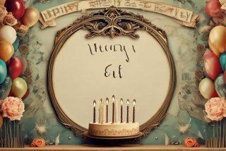 古典生日快乐背景图片，古典生日快乐背景图片大全