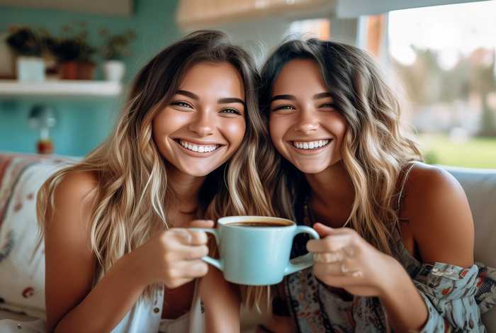 闺蜜生活合照；闺蜜生活合照图片