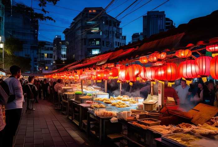 附近的夜市（净月潭附近的夜市）