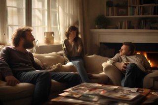 两男一女生活日常，两男一女生活日常小说