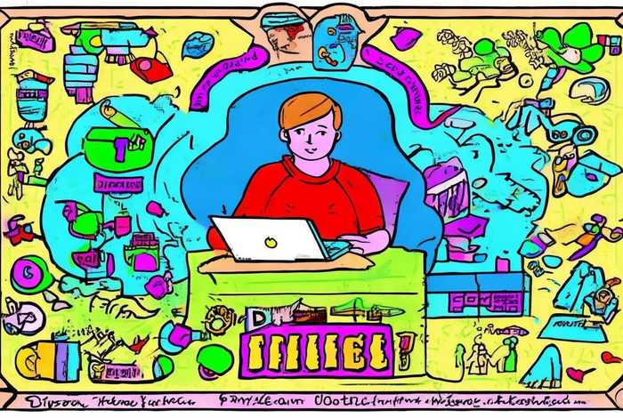 健康网络生活简画手抄报，健康网络生活简画手抄报怎么画