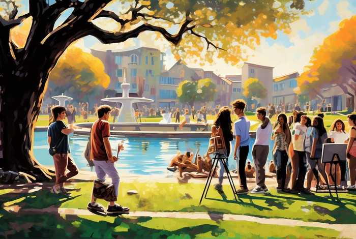 表现校园生活的美术作品 表现校园生活的美术作品名称