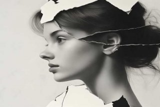 侧脸生活照片破碎感女自然型、侧脸女生真实生活照片