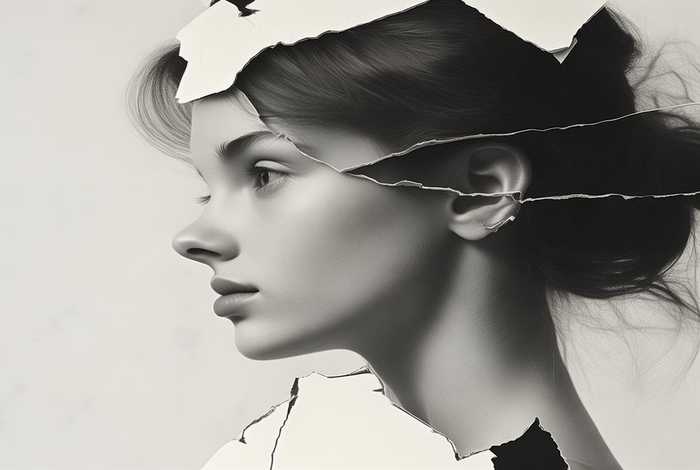 侧脸生活照片破碎感女自然型、侧脸女生真实生活照片