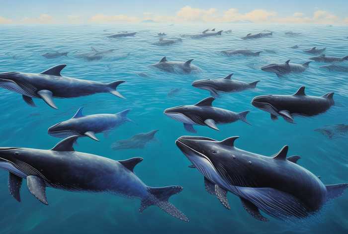 鲸鱼的生活现状，鲸鱼的生活现状图片