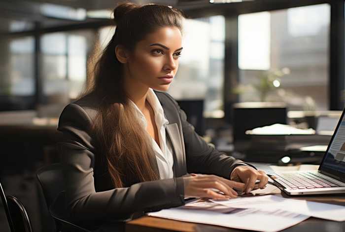 工作中的女人（工作中的女人最美的文案短句）