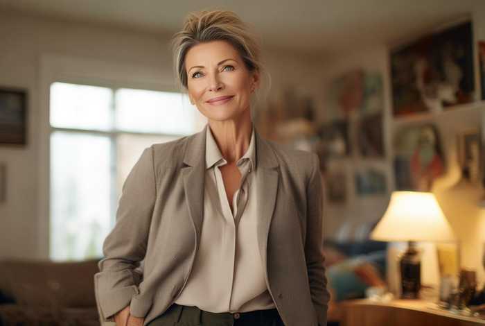 40-45岁女人生活照片（40岁左右女人生活照片）