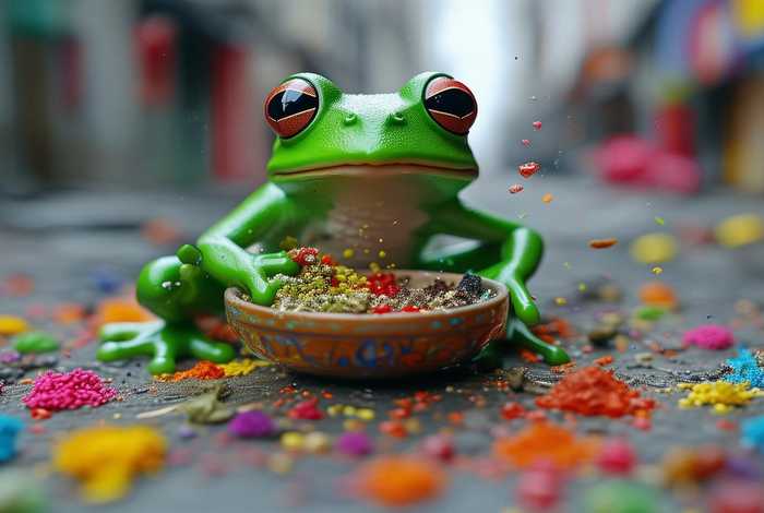 绿豆蛙给生活加点料什么意思，绿豆蛙有什么含义