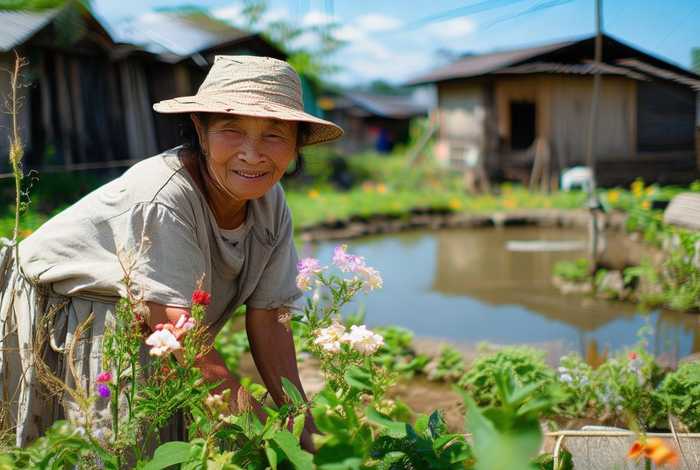 留守妇女的日常生活；留守妇女的日常生活图片