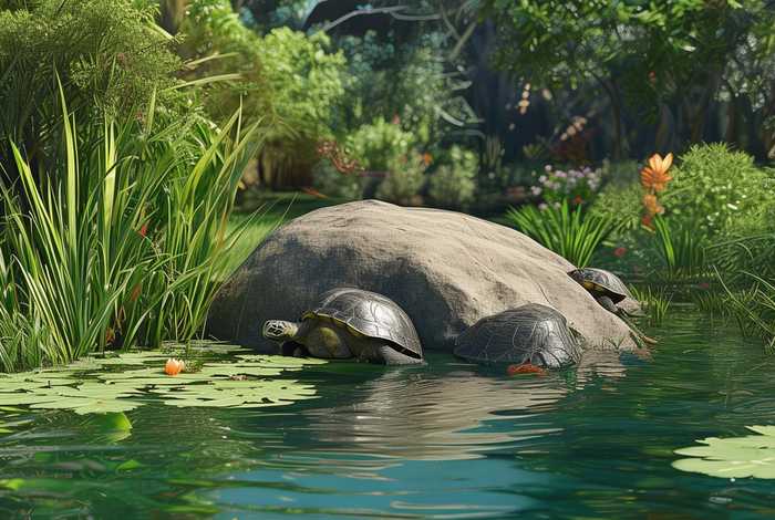巴西龟的生活习性怎么画 - 巴西龟的生活环境怎么布置