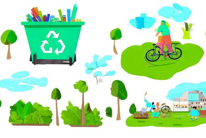 环保生活简笔画；环保生活简笔画图片大全