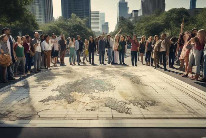 联系生活实际写漫画(对成功者的足迹,有人视为路标,有人视为框框)、联系生活实际写出看到的画面