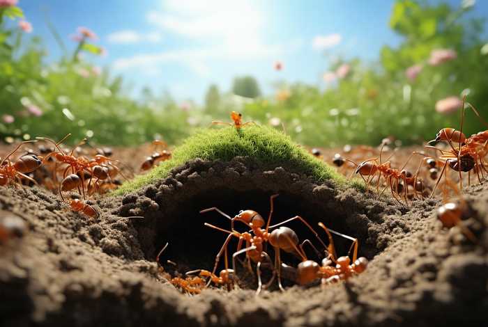 工蚁的生活 - 工蚁的生活环境