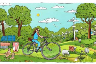 低碳生活和保护环境图片（低碳生活保护环境手抄报图片）