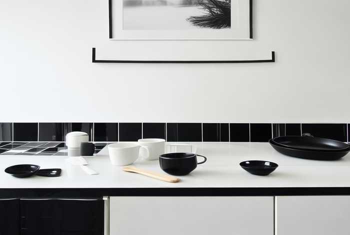 黑白生活用品 黑白色的生活用品