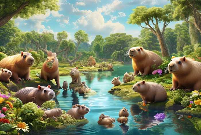 卡皮巴拉生活的视频 - 卡皮巴拉生活视频大全