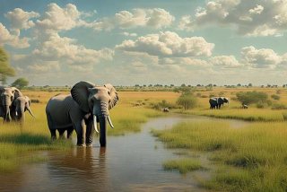 大象生活在什么地方动画 大象生活在什么样的地方