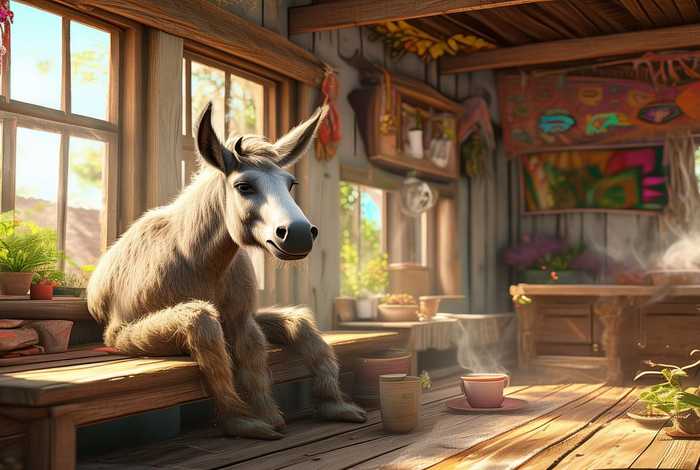 老驴头的幸福退休生活茶馆 老驴头的幸福退休生活